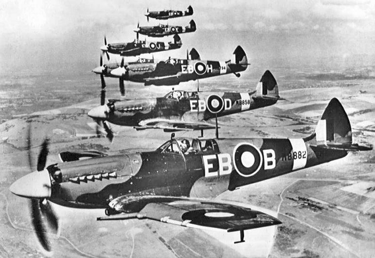 Supermarine Spitfires F Mk X11s of 41 Squadron