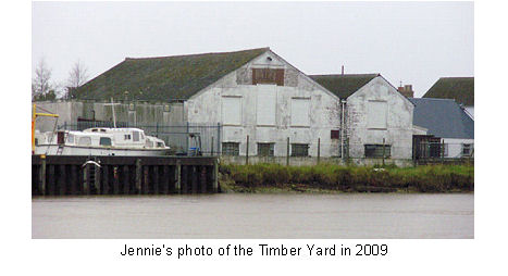 What remains of the Saul Timber Yard in 2009