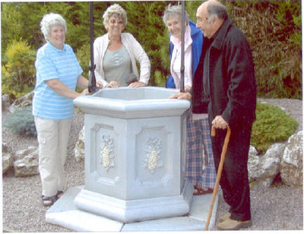 Photo: Arthur with his cousins, Joan, Ann and Nellie: Arthur and Ann are descendants of Daniel and Emily Sole; Joan and Nellie are descendants of Daniels brother and sister-in-law, Goodman and Clara Sole    