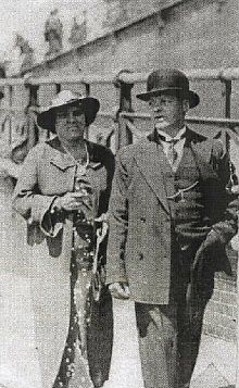 John Sewell and his wife, Mary, was taken in Brighton in 1936