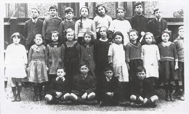 Mary Game nee Sewell is in a picture taken at the Mountnessing Village School. She is in the second row fourth from the right taken in about 1926