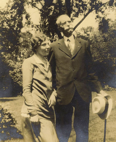Vincent and his niece Bessie at the George Nugent Home for Baptists in Philadelphia