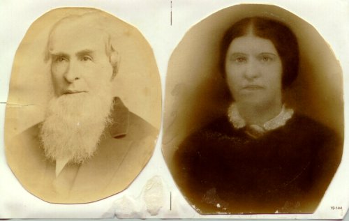 John Saull, born 1818 in Northampton with his second wife Maria Chaplin